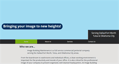Desktop Screenshot of imagebuildingmaintenance.com