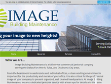 Tablet Screenshot of imagebuildingmaintenance.com